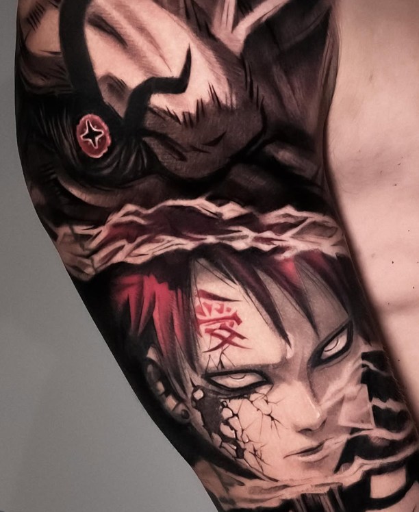 Gaara · Naruto — The Black Cat Tattoo